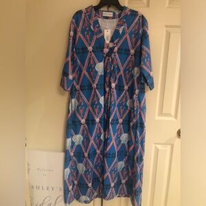 Brooke Wright Seaside Henriette Caftan XL